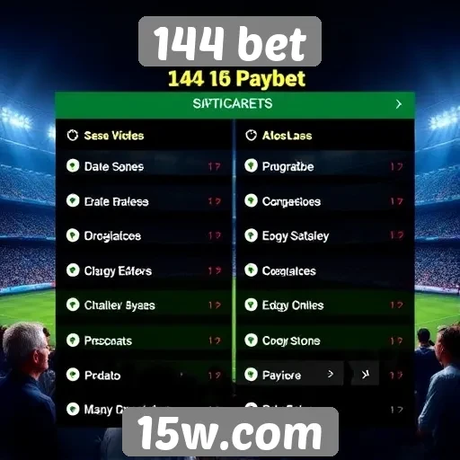 Métodos de pagamento disponíveis na 144 bet